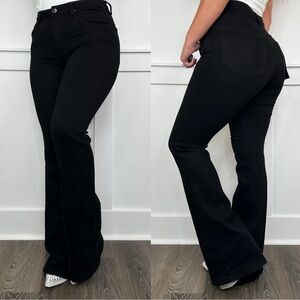 Women's Black Flare Jeans